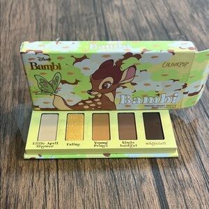 Colourpop Bambi Eyeshadow Palette with Gold and Brown Shades